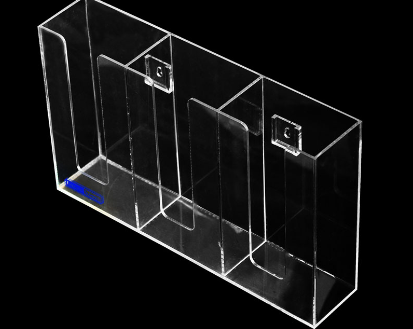 EM-4030-03 DISTRIBUTEUR 3 COMPARTIMENTS POUR BOITE DE GANTS