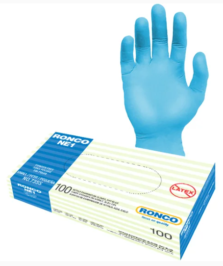RC-735S GANTS NITRILE SMALL 3.5MILL 100/BOITE