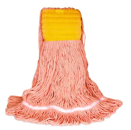 BVS-BLO1 MOPPE ORANGE 12OZ BRINS ATTACHÉS ET BOUCLÉS AVEC BANDE LARGE