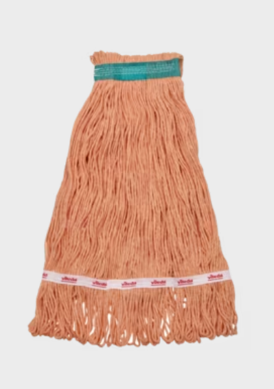 VILEDA-134883 MOPPE ORANGE 16OZ BRINS ATTACHÉS ET BOUCLÉS AVEC BANDE LARGE