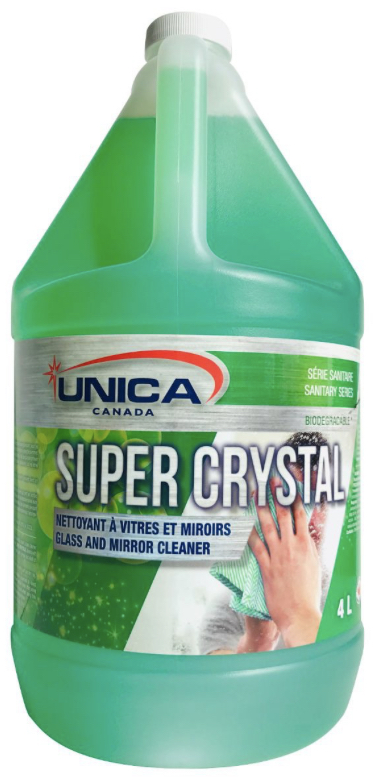 UNICA-NCRY04 ''SUPER CRYSTAL'' NETTOYANT À VITRES ET MIROIRS RTU 4L