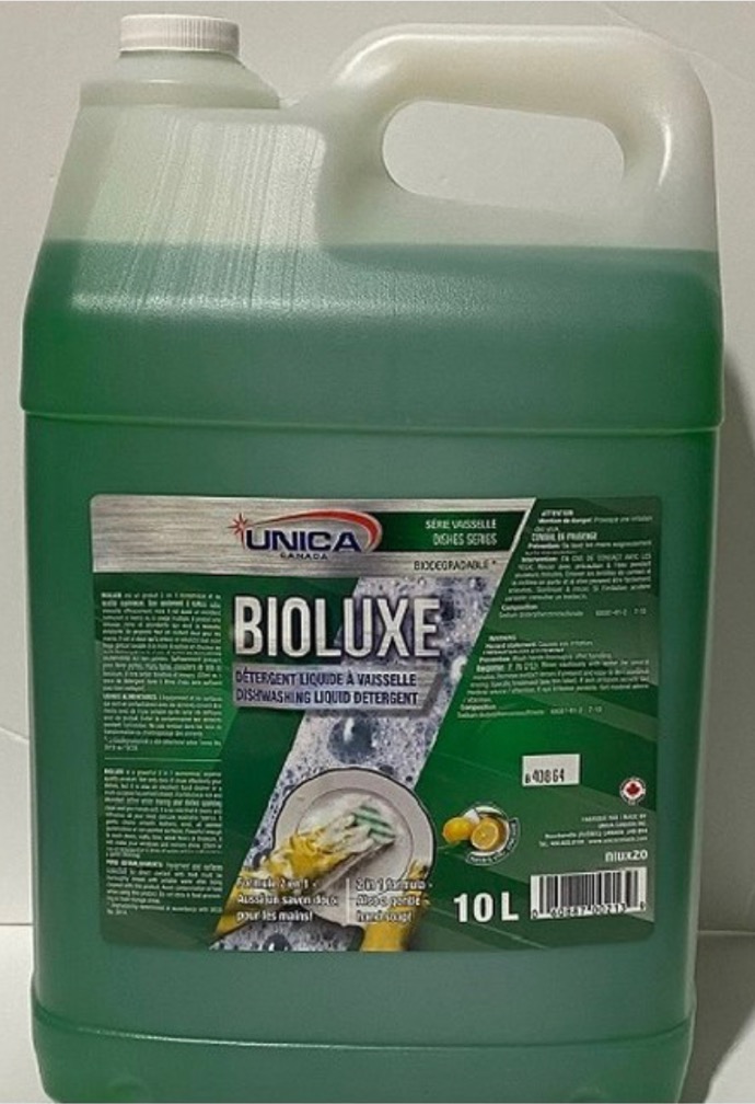UNICA-NLUX20 DÉTERGENT À VAISSELLE BIOLUXE 10L 