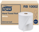 [671002] TORK-RB10002 PAPIER A MAIN EN ROULEAU BLANC 6X1000/CAISSE