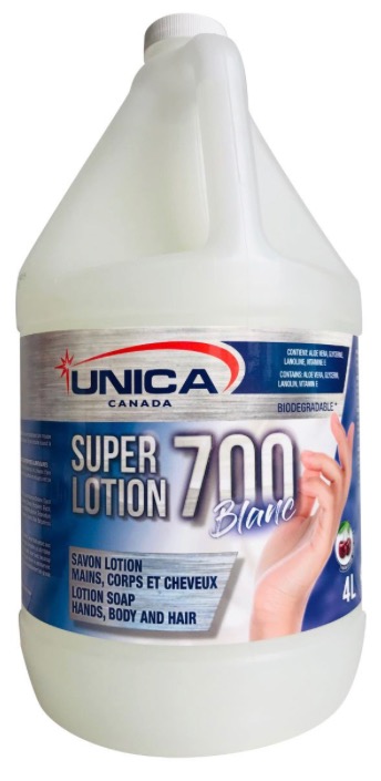 UNICA-S704B SUPER LOTION 700 BLANC 4L 