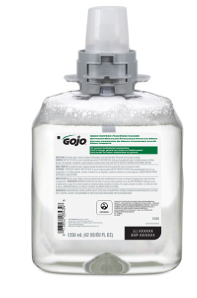 GOJO-5165-04 SAVON MAINS EN MOUSSE CERTIFIÉ VERT  FMX-12 4X1250ML