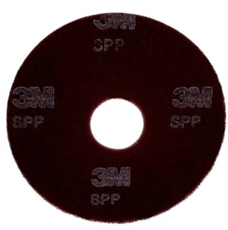3M-SPP-12 TAMPON 12" POUR PRÉPARATION DE SURFACE ''BRUN''