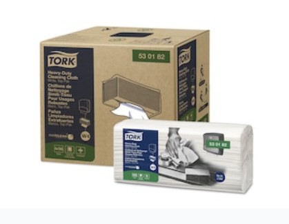 TORK-530182 CHIFFONS BLANC ROBUSTE 4X105/CS