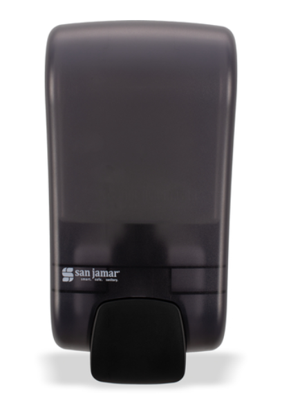 S1300TBK-DISTRIBUTEUR DE SAVON ET DÉSINFECTANT MANUEL 1300ML NOIR