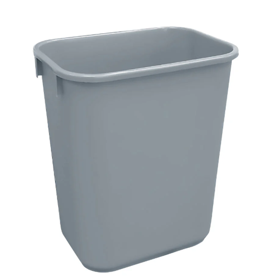 GLB-9757GRY POUBELLE SOUPLE DE BUREAU GRISE 39 LITRES