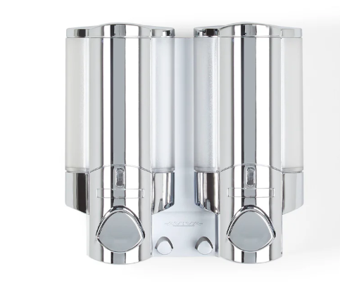 AVIVA-76245-1 DISTRIBUTEUR À SAVON DOUBLE CHROME