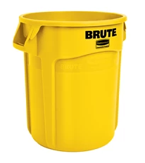 RUBBERMAID 
FG261000YEL 10 GAL BRUTE CONTAINER