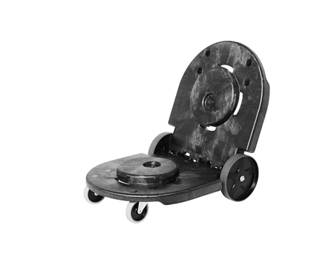 RUBBERMAID-FG264600BLA SOCLE DOUBLE SUR ROUES