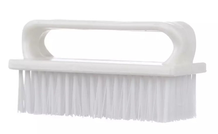AG-409 BROSSE À MAIN ET ONGLES AVEC POIGNEE BLANCHE