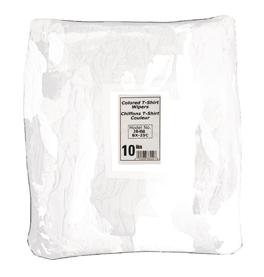 WPC-BXW-10C T-SHIRTS EN COTON BLANC 10LBS