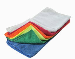 [230285-VR] CHIFFON EN MICROFIBRE VERT FORMAT 14''X14'' VENDU 10/PAQUET 290GR