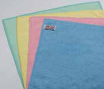 [239162] VILEDA-166942 MICROFIBRE ''MICROTUFF'' 14''X14'' VERTE 5/PQT