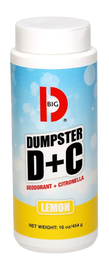 [390177] BIG D-177 ''DUMPSTER D+C'' DÉSODORISANT POUR BENNE À DÉCHETS EN GRANULE ''LEMON'' 454GR/16OZ