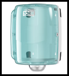 [41020A] TORK-653020 DISTRIBUTEUR DE PAPIER A MAIN BLEU CENTER PULL