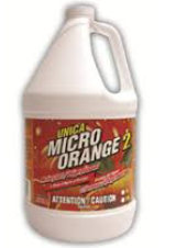 [654504-2] UNICA-NMIC204 ''MICRO-ORANGE 2'' NETTOYANT DÉGRAISSANT FORMULE ÉCONOMIQUE 4L