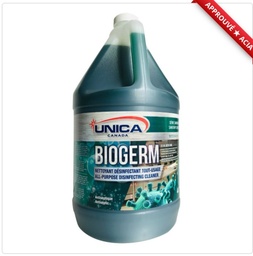 [654724] UNICA-NGER04 ''BIOGERM'' NETTOYANT, DÉSINFECTANT ET GERMICIDE 4L