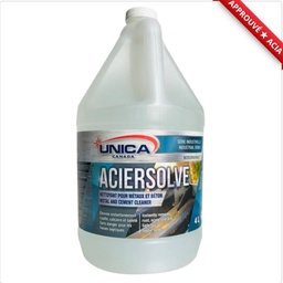 [654804] UNICA-NACI04 ''ACIERSOLVE'' NETTOYANT POUR MÉTAUX ET BÉTON 4L