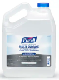 [864345] GOJO-4345-04 PURELL DÉSINFECTANT ET ASSAINISSEUR MULTI-SURFACE 4X4LITRE/CAISSE