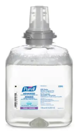 [865395] GOJO-5395-02 DESINFECTANT POUR LES MAINS MOUSSANT 70% TFX 2X1200ML