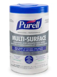[869345] GOJO-9345 LINGETTE DÉSINFECTANTES PURELL MULTI-SURFACES 6X110/CS