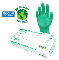 [61GV12-239M] RONCO-239M GANT VINYLE MÉDIUM VERT 100/BOITE
