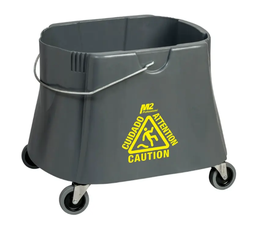 [051102-GR] M2-BW-D41102-GY SEAU À MOPPES DE TYPE PATTES D'ÉLÉPHANT CHARCOAL 40PINTES