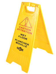 [057112] GLB-7112 PANCARTE PLANCHER MOUILLÉ  ANGLAIS/FRANÇAIS