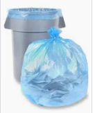 [7735BLF-H] SAC À ORDURES BLEU FORT 35X50 125/CAISSE