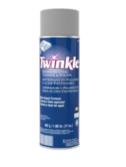 [091224] JD-991224 ''TWINKLE'' NETTOYANT À ACIER INOX EN AÉROSOL 481GR