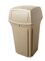 [058430] RUBBERMAID-FG843088BEIG POUBELLE RANGER 35GAL BEIGE