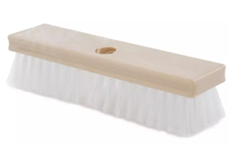 [059910] AG-99100 BROSSE À RÉCURER BLANCHE 10'' AVEC BLOC EN PLASTIQUE